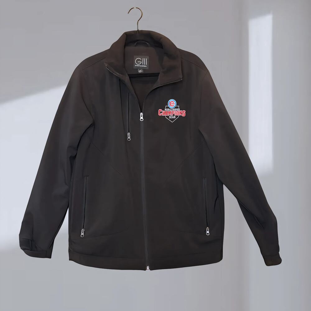 G-III by Carl Banks Jacket – 2016 Chicago Cubs World Series Champions Softshell